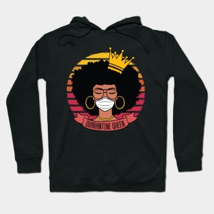 Retro Vintage Quarantine Queen Black Women Gift Hoodie